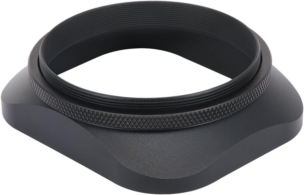 LH-B58T 58mm Square Metal Screw-in Lens Hood with Cap for 58mm Canon Nikon Sony Leica Carl Zeiss Voigtlander Nikkor