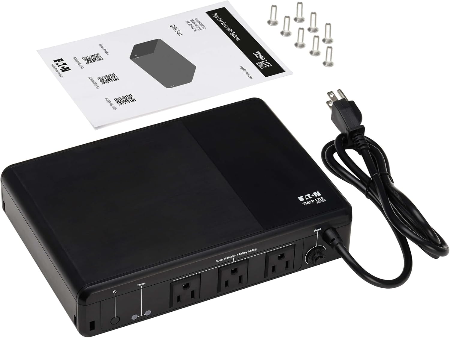 Eaton Tripp Lite BC350R 350VA Small UPS 210W Battery Backup Surge Protector