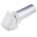Deflecto Dryer Vent Hood, Wide Mouth, 4", White (RVHAW4)