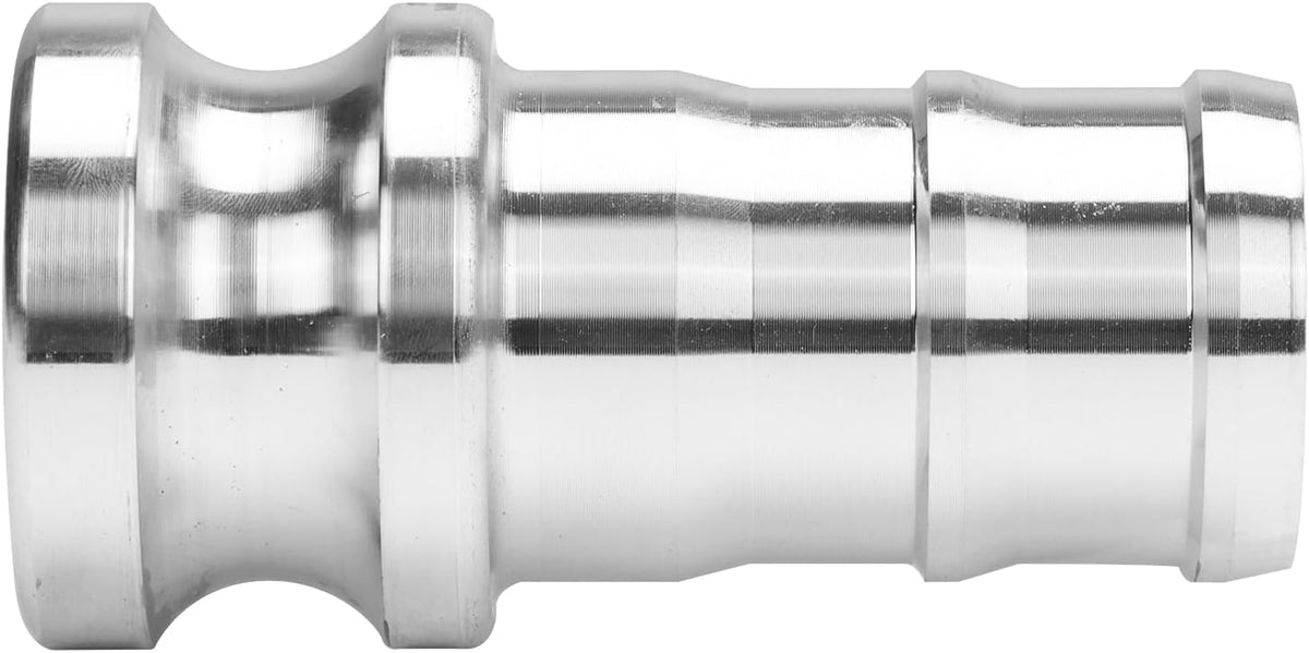 Aluminum PartE Camlock Fitting - 2" Male Cam lock x 2" Hose Shank Type E Cam Groove Hose Quick Disconnects Adapter (pack of 2)