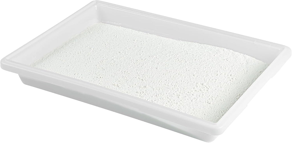 26 x 18 In White Plastic Food Storage Box, Stackable, 1 Ct