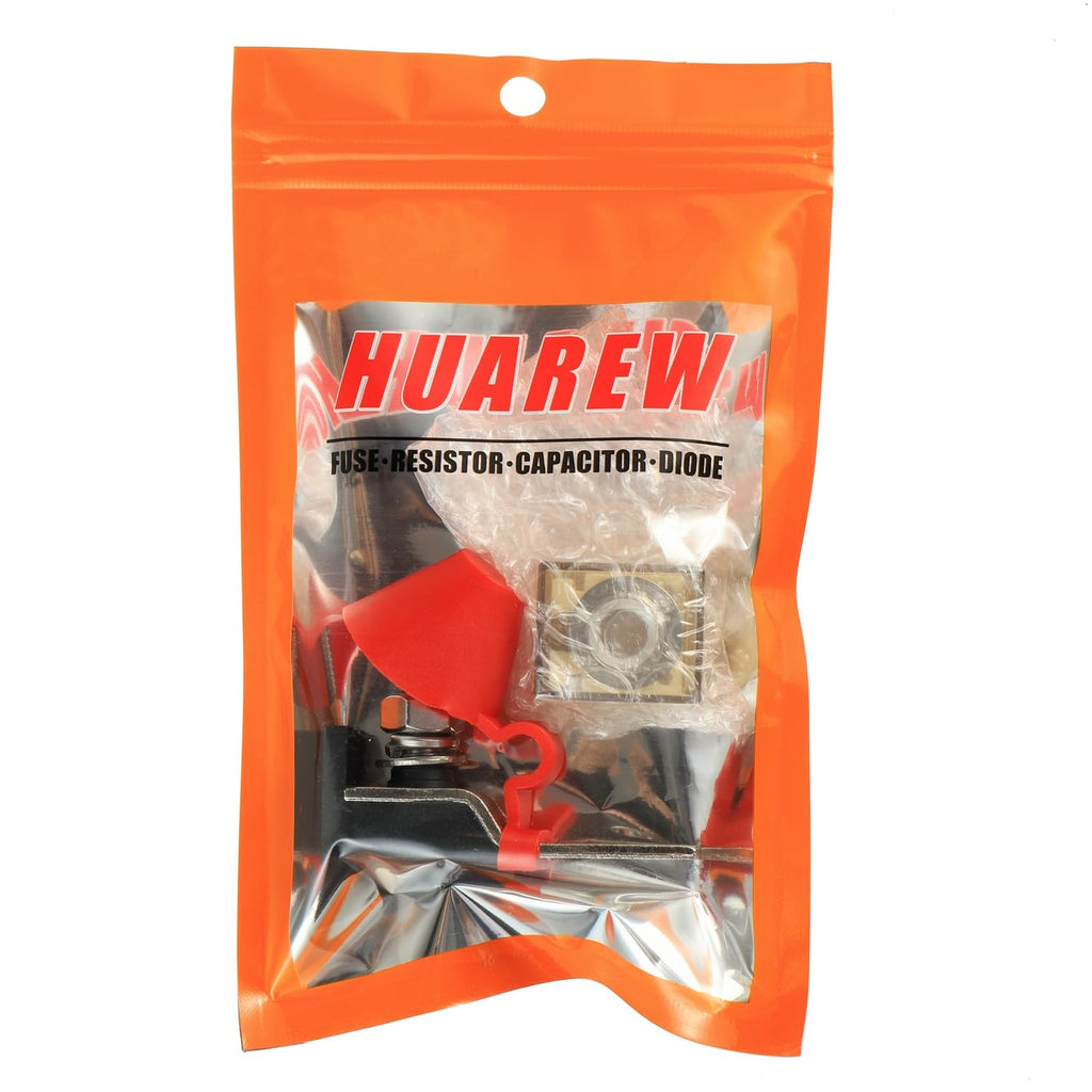 60 AMP MRBF Terminal Block Fuse Holder Single Stud 5/16" (M8) Compact Rated Battery Fuse 60A
