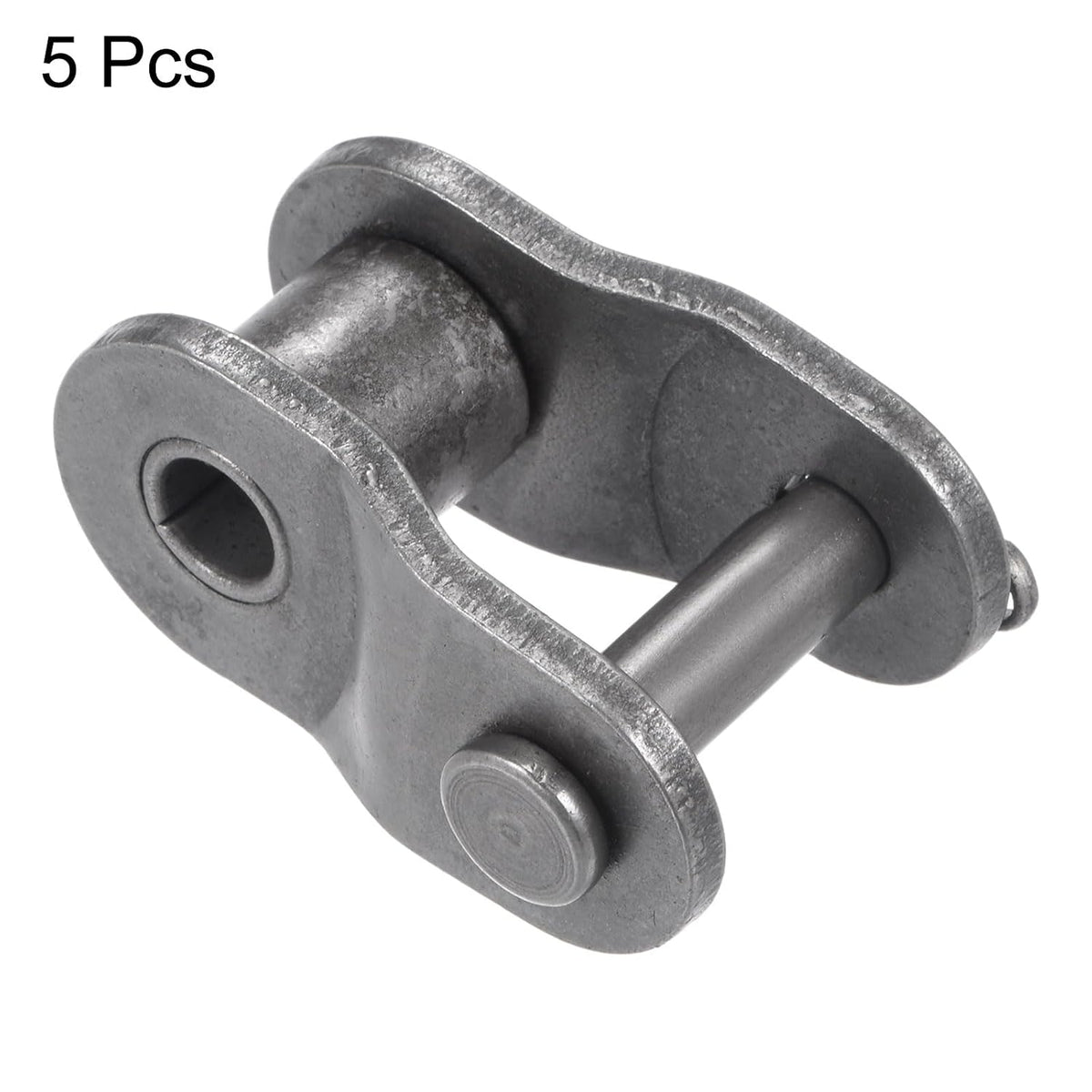 uxcell 5Pcs #100 Chain Offset Half Link Roller, 1 1/4" Pitch Carbon Steel, Standard Chain End Connector Split Links for 20A Chain