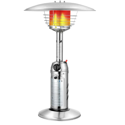 Tabletop Propane Patio Heater with Adjustable Flame, 11,000 BTU