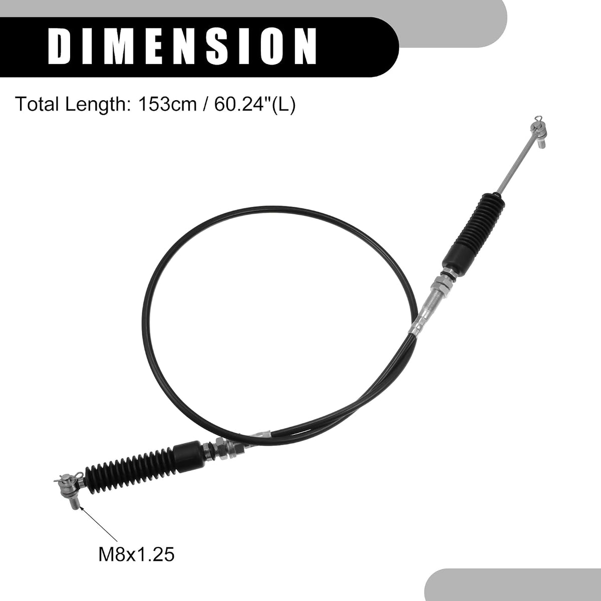 Gear Selector Cable for Polaris RZR XP 1000 2014-2021 Shifter Cable Line for Polaris RZR XP Turbo 2016-2021 UTV Trans