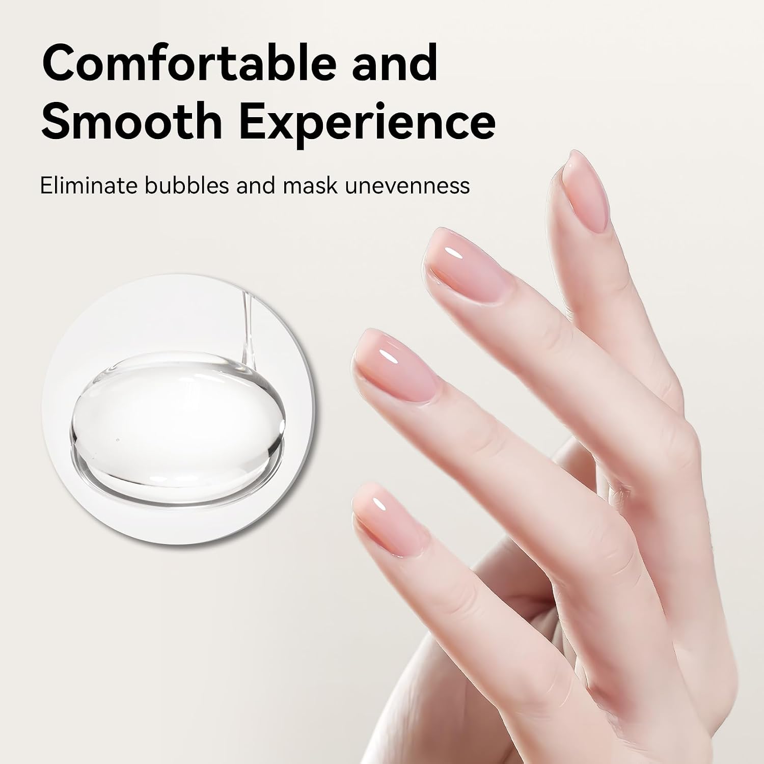 2 Pcs Gel Top Coat and Builder Gel Base Set- High Gloss Shiny Long Lasting Base Builder Nail Polish, Soak Off Nail