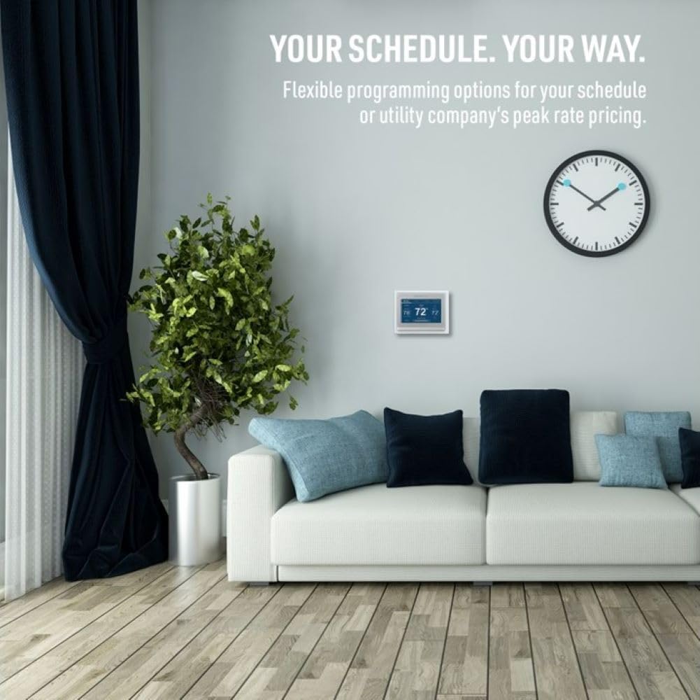 Home RTH9585WF Wi-Fi Smart Color Thermostat + Wall Plate