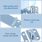 6 Pack Door Padlock Locks Hasp Latch, 3-1/2 inch Safety Packlock Clasp Hasp Lock Latch,Extra Thick Door Gate Lock