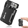 G5 Rechargeable EDC Flashlight, Mini Flat Bright Pocket Flashlight | 400 Lumens Dual Light Source LED Flashlight with