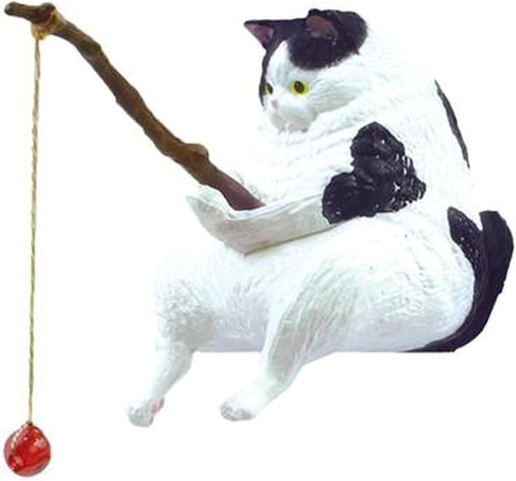 Miniature Fishing Cat Aquarium Decor Mini Animal Figurine Statue Aquarium Animal Decorations Small Fishing Cat