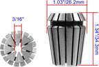 ER-25 Collet Chucks ER25 Spring Collet Set for Engraving Machine and Lathe Tool - 3/16Inch -2pcs
