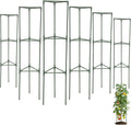 Tomato Cages for Garden,6 Pack 50in Tall Tomato Plant Support Stakes Adjustable Heavy Duty Steel Plant Tower Stakes