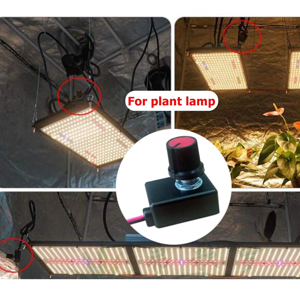 DC 0/1-10V LED Dimmer Knob Controller Rotary Mini Switch PWM Dimming for Dimmable Interior Lighting Spotlight Grow Lamp LED Driver