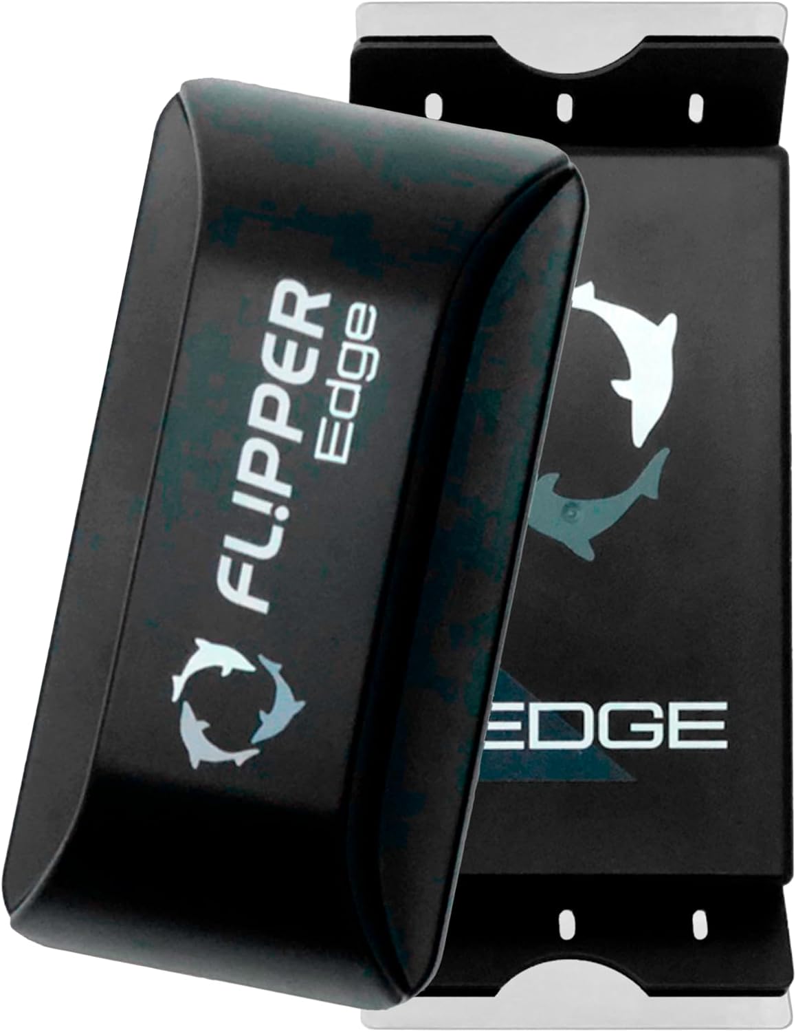 Flipper Edge Standard Magnetic 2-in-1 Aquarium Cleaner for Glass and Acrylic Tanks up to 1/2" (12mm) Thick – Dual