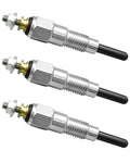 3PCS Glow Plugs M811937 MIU802457 Fit for John Deere X495 Yanmar Engine