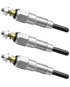 3PCS Glow Plugs M811937 MIU802457 Fit for John Deere X495 Yanmar Engine