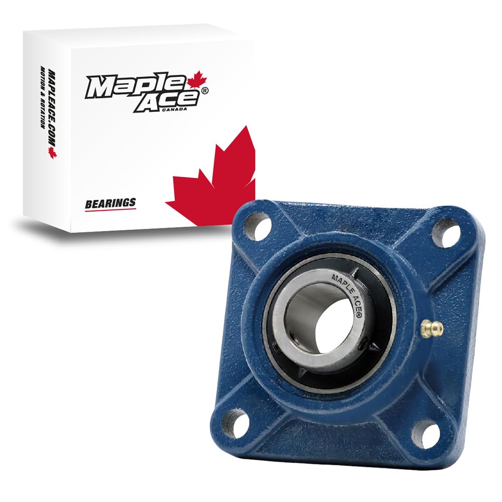 MAPLE ACE UCF210 Square Flange Bearing 50mm Bore Self-Aligning (Qty 1)