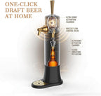 Beer Dispenser for Cans and Bottles, Cordless Draft-Style Foam Tap Gift