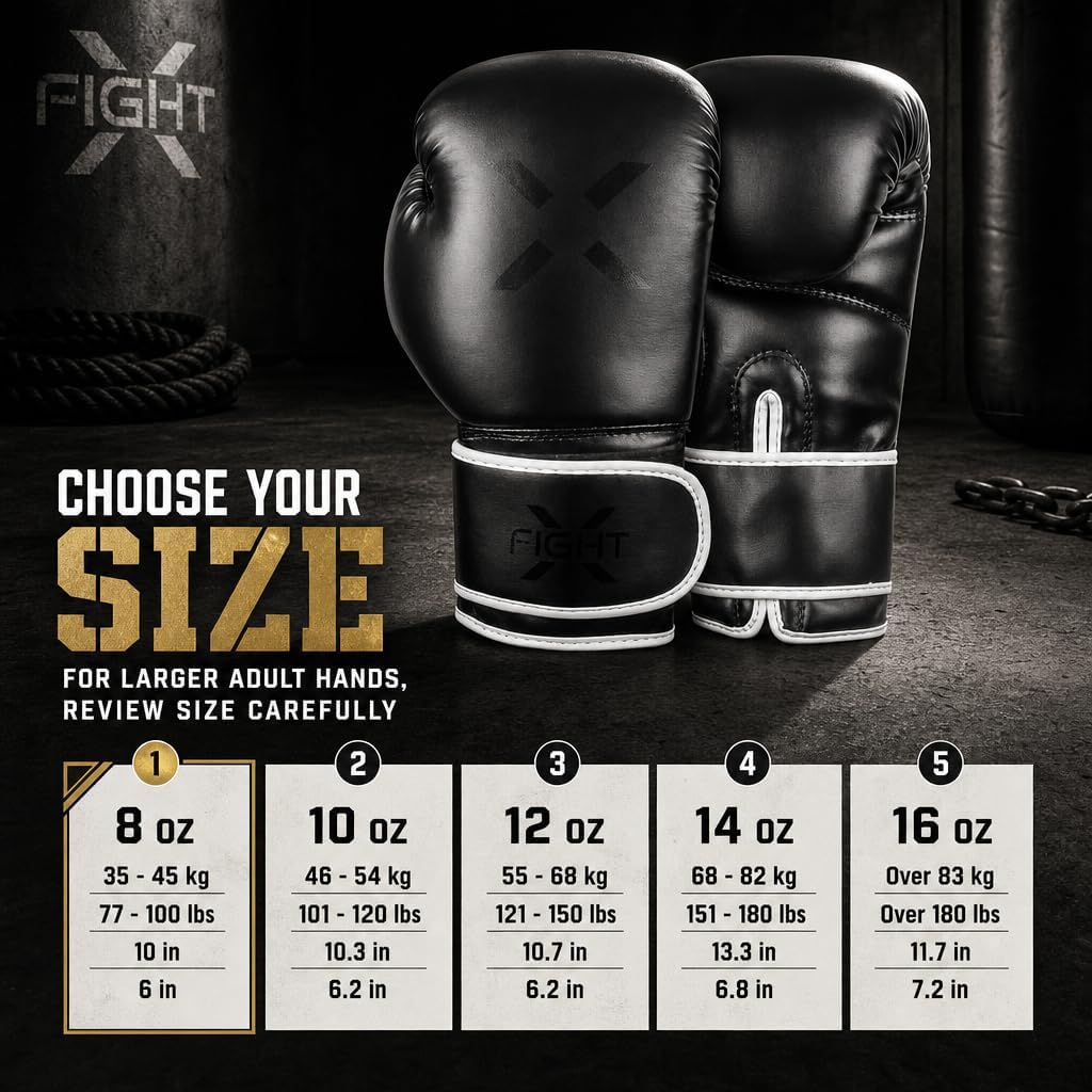 Professional Boxing Gloves Men Women – Pro Training Sparring Gloves, Heavy Bag, MMA Kickboxing Muay Thai Gloves –