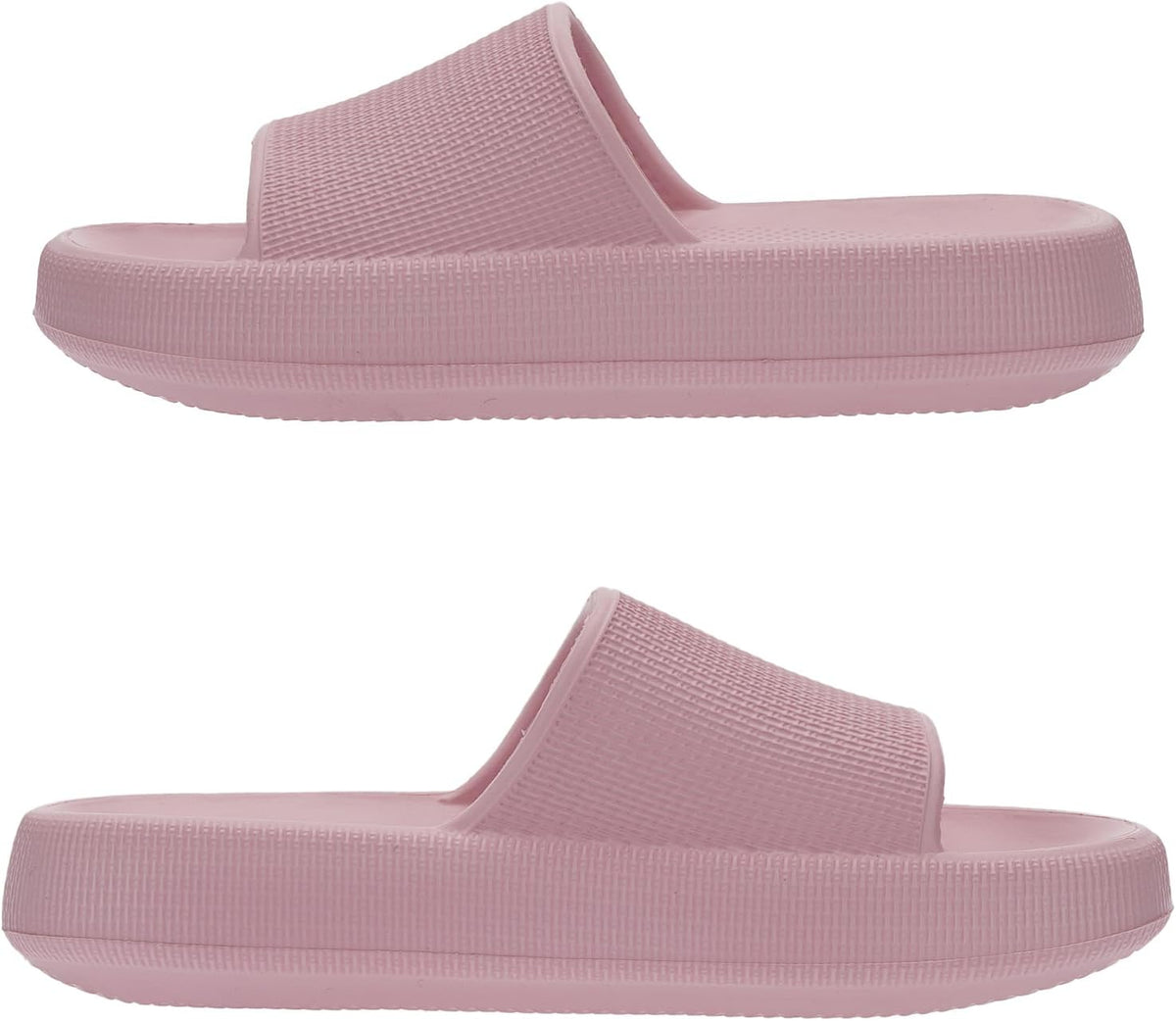 Pillow Slippers for Women and Men Thick Sole Ultra Cushion Slides | Cloud-Like Sole, Quick Drying Shower Shoes, Soft