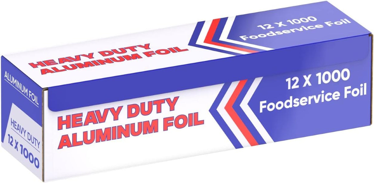 Rhino Aluminum Heavy Duty Aluminum Foil, 12 in x 1000 ft Roll, 1 Box