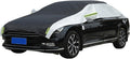 Hail Car Cover Compatible with Lexus IS350 F Sport 2022-2024, Half Car Cover Black and Silver Matching, Waterproof