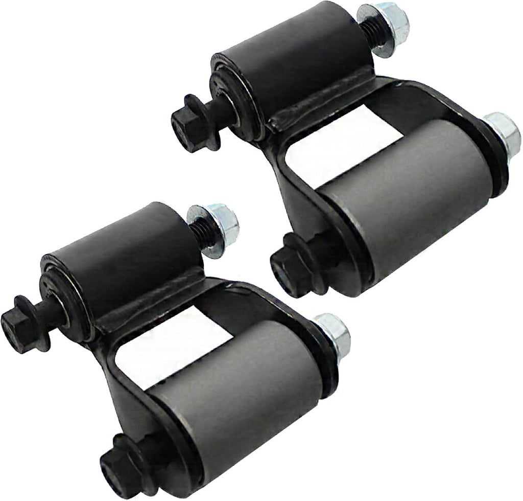 BST BSSP Pair Set Rear Leaf Spring Shackle Kit Rearward LR RR Compatible with 1984–1990 Jeep Wagoneer, for 1984–2001 Jeep Cherokee, Replace # 722-024 722024