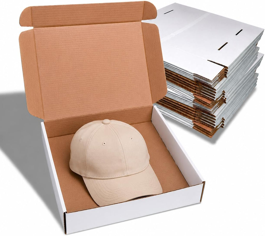 Corrugated Shipping Boxes 9x6x4Inches, 30Pack Kraft Cardboard Literature Mailers, Durable Small Business Mailing