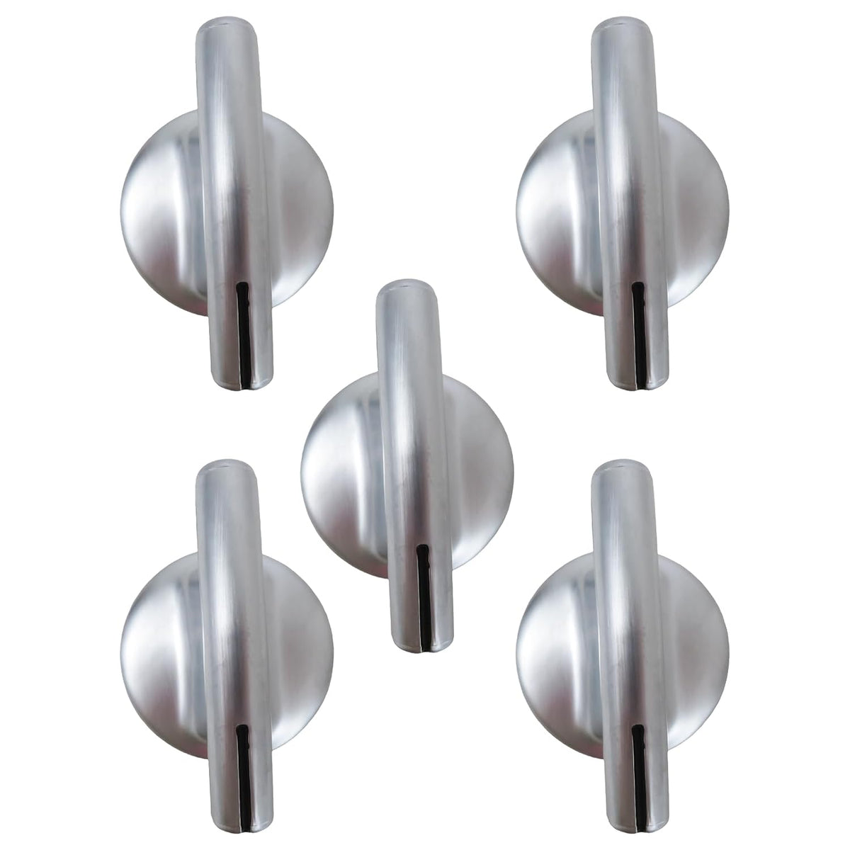 5pcs Jaclech 74007918 Burner Knobs, Stove Burner Control Knobs Cooktop Range Knobs Compatible with Jenn Air Replaces KIP 5D02 KIP 5002 74007918 7737P245-60 WP7737P245-60VP
