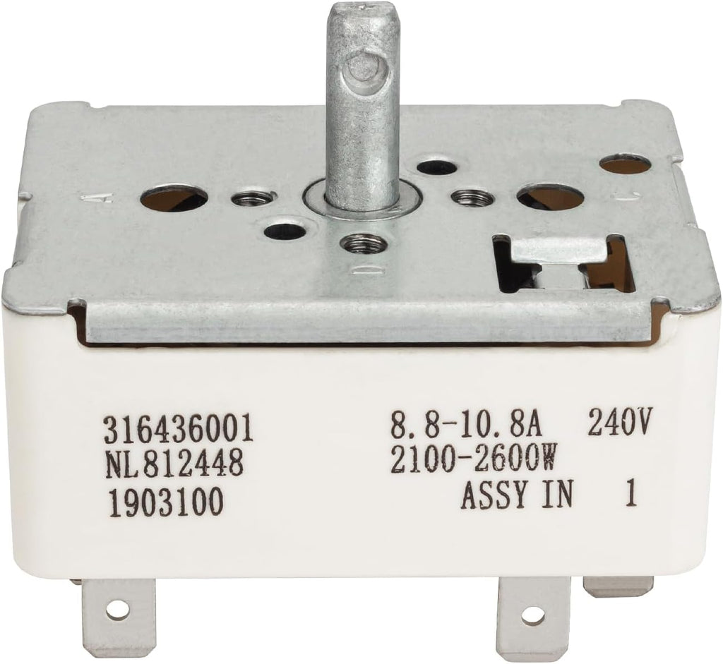 316436001 316021501 Surface Burner Control Switch Fits for Frigidaire