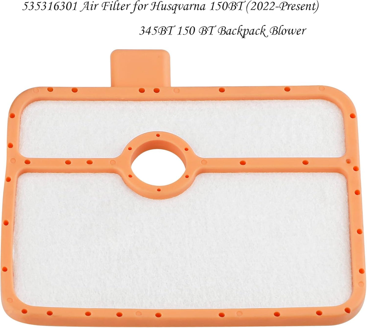 535316301 Air Filter 150BT Fuel Line for Husqvarna 150BT (2022-Present) 345BT 150 BT Backpack Blower 150 BT Air Filter Fuel Line Fuel Filter Primer Bulb Tune Up Kit