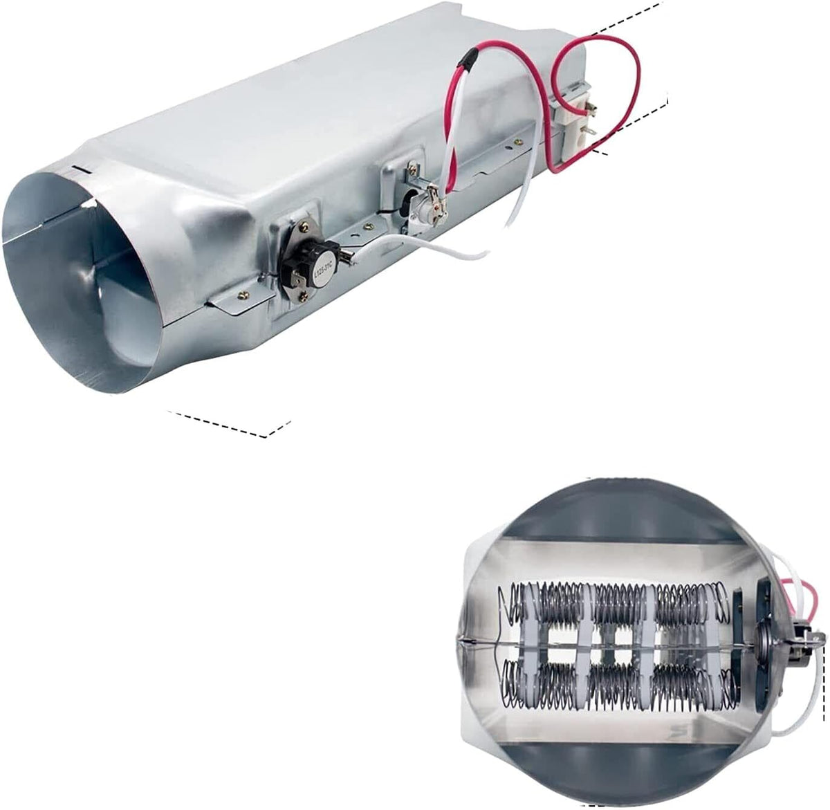 Dryer Heating Element Assembly For DLE9577SM DLE9577WM