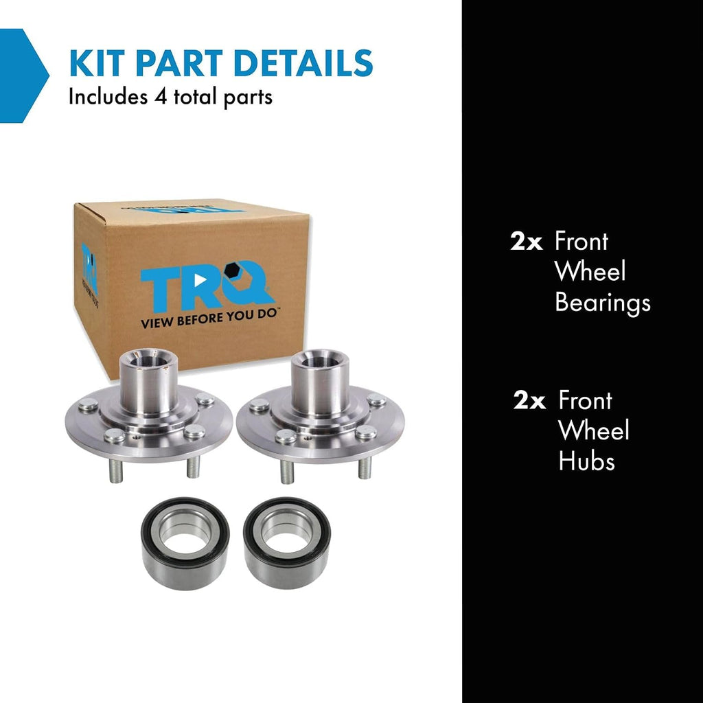 TRQ Front Wheel Bearing & Hub Kit