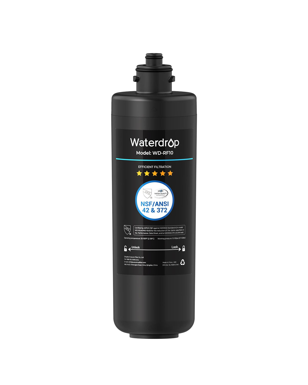 Waterdrop RF10 Water Filter Replacement for Waterdrop 10UA/10UB/10UB-B