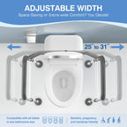 Foldable Toilet Safety Rails & Adjustable Frames for Seniors