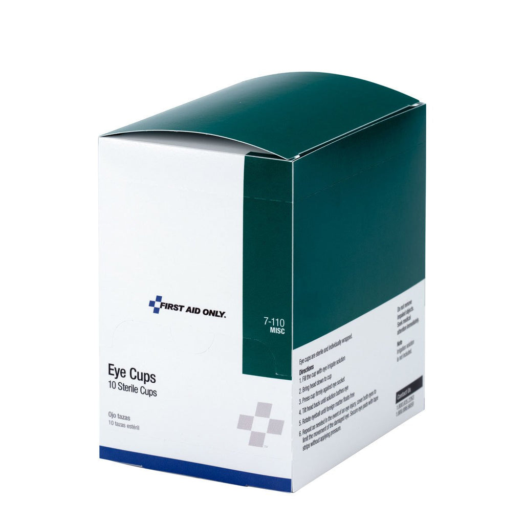 7-110 Sterile Eye Cups, 10 Per Box