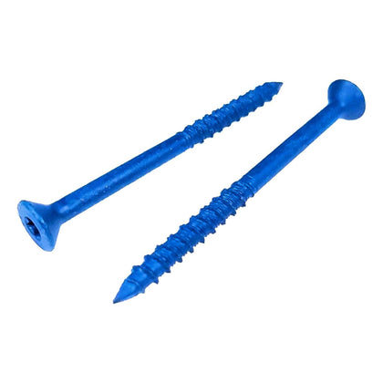 1/4" x 3-1/4" Star Torx Head Concrete Anchor Screws 3191407V2 | 100 Pack | Drill Bit Included | EnviroSeal Blue