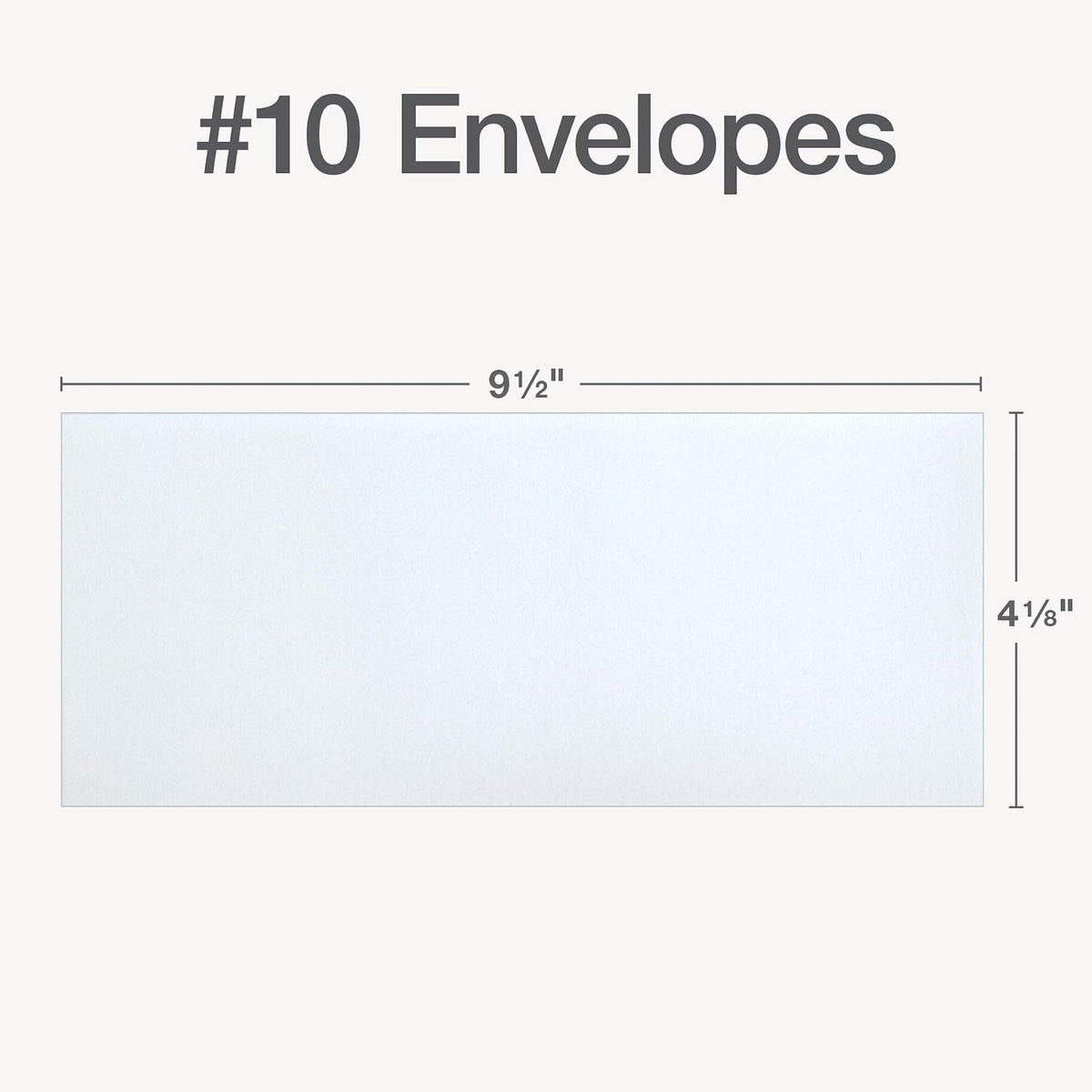 #10 Security Envelopes, 100 Pack, Self Seal Envelopes for Home, School, and Business Mailings, No Window, 4-1/8 x