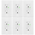 TG GFCI Outlet 20 Amp, Electrical Tamper-Resistant Receptacle, Self-Test