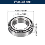 2 Pack LM501349/10 Tapered Roller Bearing Cone and Cup Set