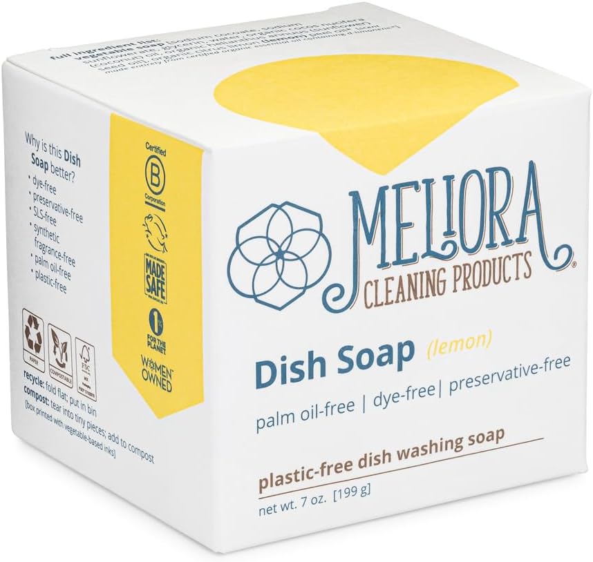 Cleaning Products Dish Soap Bar, Lemon
