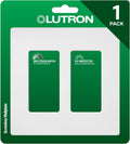 Lutron Claro Light Switch Cover Plate, 2 Gang Wallplate, Satin