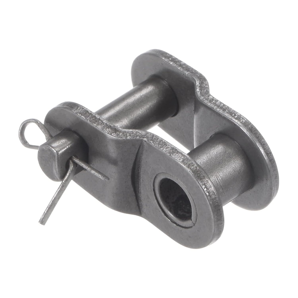 uxcell 5Pcs #35 Chain Offset Half Link Roller, 3/8" Pitch Carbon Steel, Standard Chain End Connector Split Links for 06C Chain