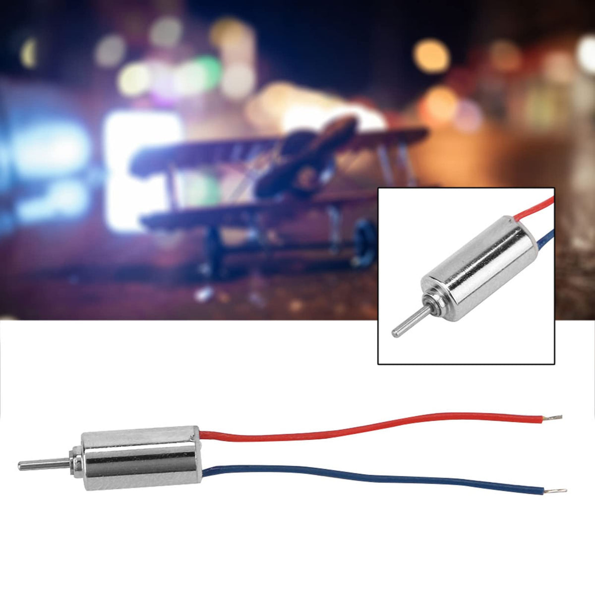 Kooingtech 5PCS Mini Dc Motor 4x8mm Micro Dc Coreless Motor 4.5V 0.12A