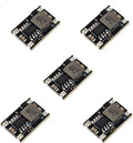MP1584EN 5pcs Mini 5V Buck Converter Board - 5-30V to 5V, 1.8A Output, Small Size, Black