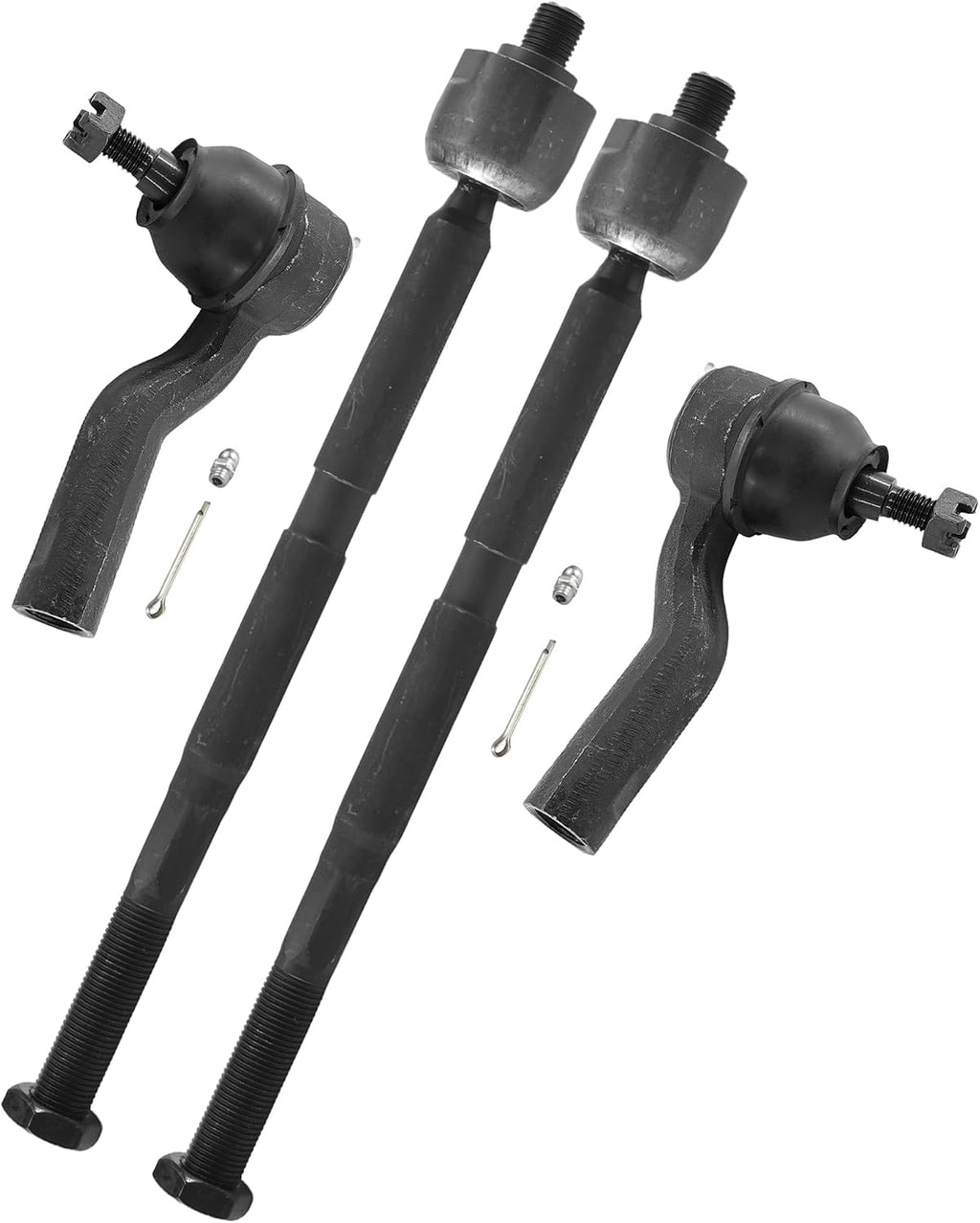 4pcs Front Steering Kit Tie Rod End Inner and Outer for Ford C-Max Escape Focus Transit Connect 2012 2013 2014 2015 2016 2017 2018