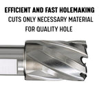 Drill America 13/16" X 1" High Speed Steel Annular Cutter with Pilot, DWC Series