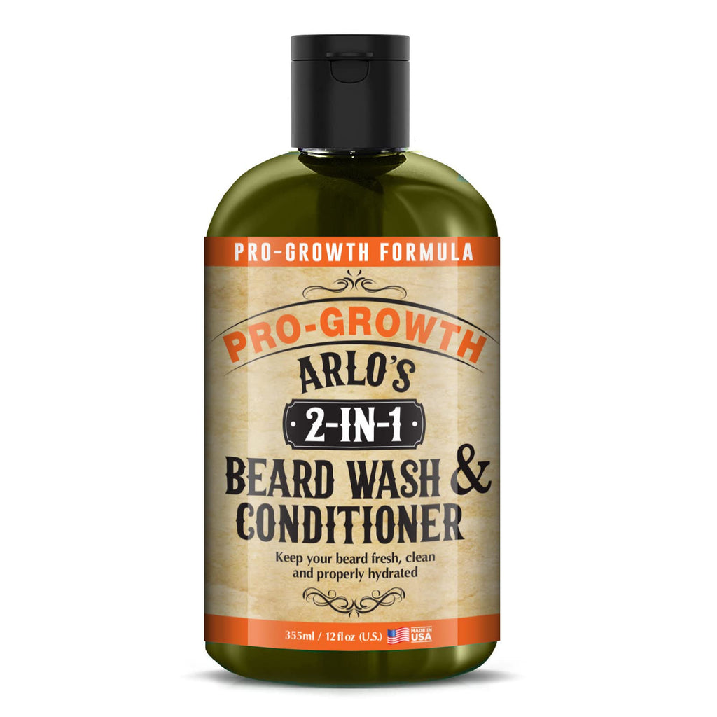 2-in-1 Beard Wash and Conditioner 12 oz. - Pro Growth Formula