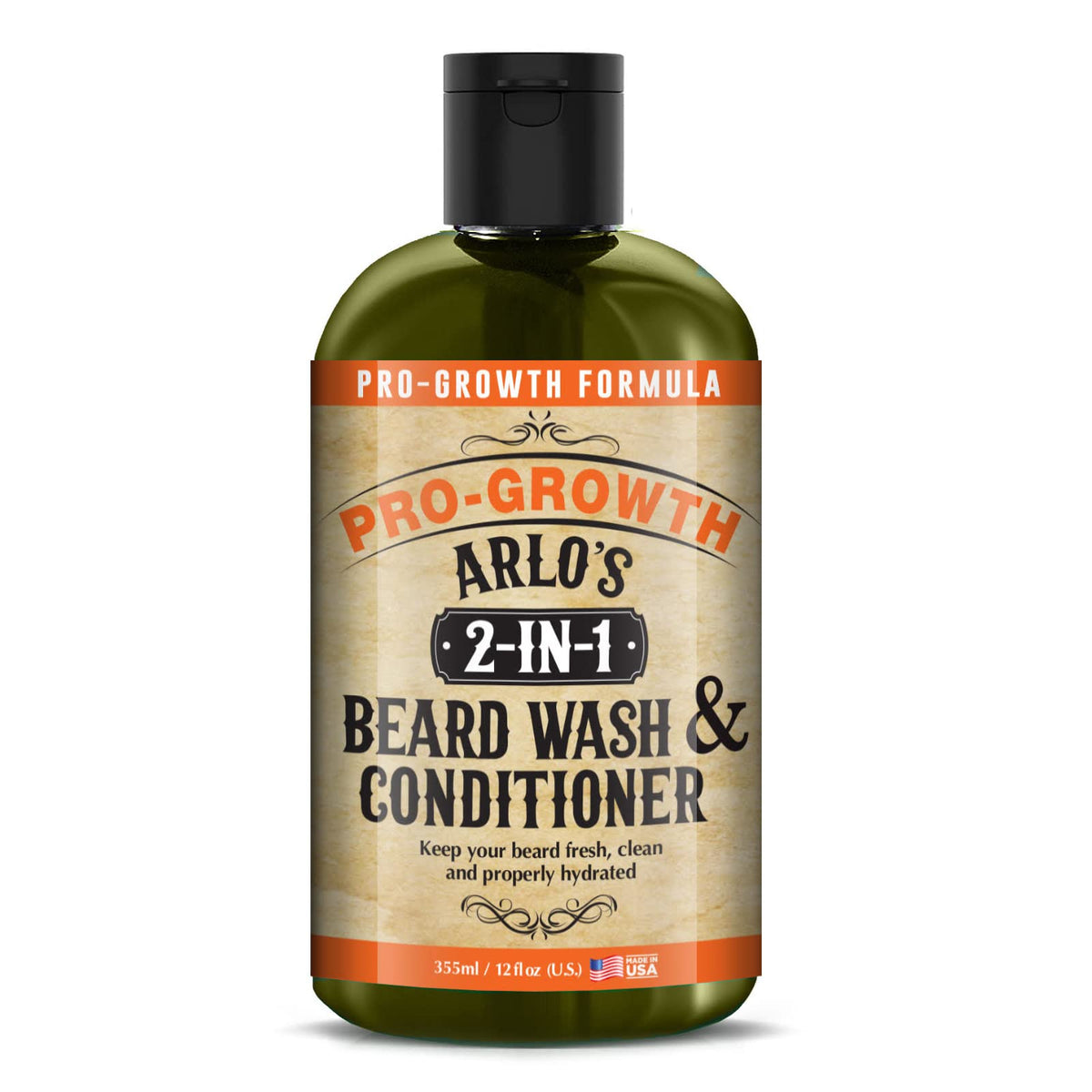2-in-1 Beard Wash and Conditioner 12 oz. - Pro Growth Formula