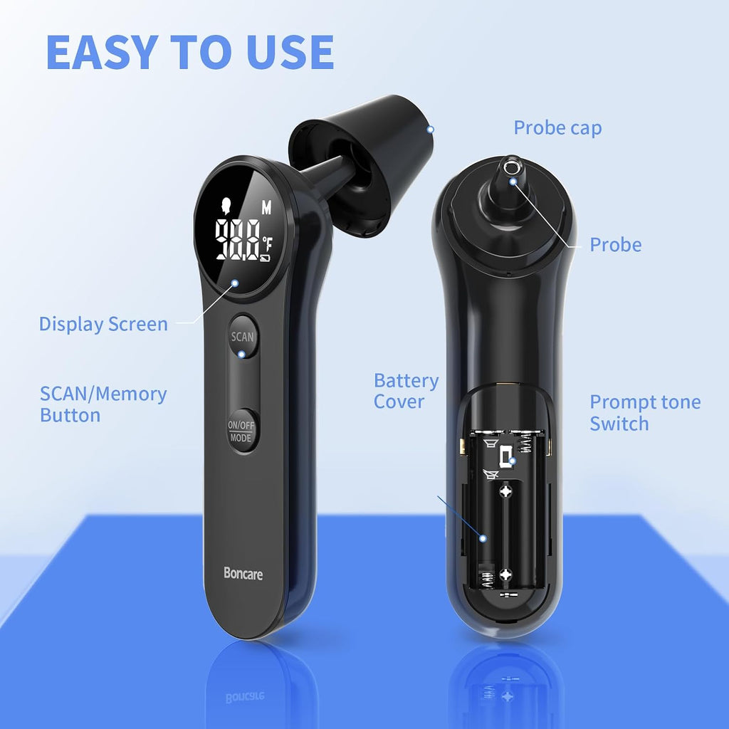 Thermometer for Adults, Kids, Accurate Digital Forehead Thermometer, Medical Grade FSA-HSA Eligible Touchless